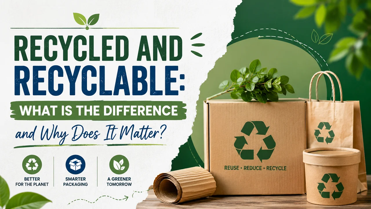 recycled and recyclable what is the difference and why does it matter